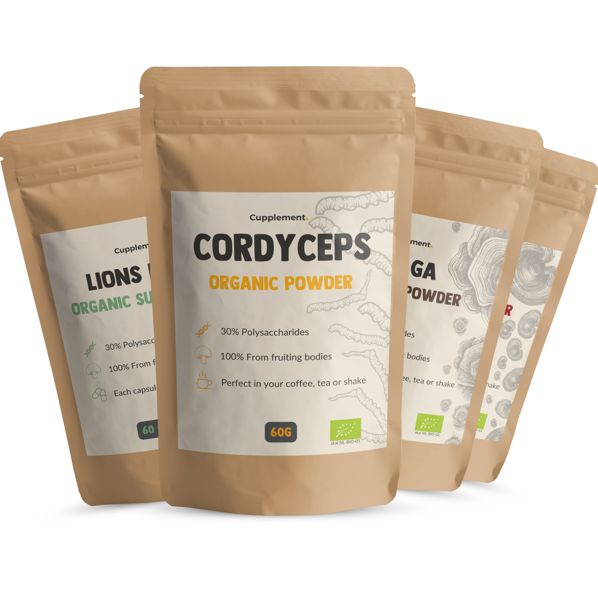 Combipack Mushroom Powders