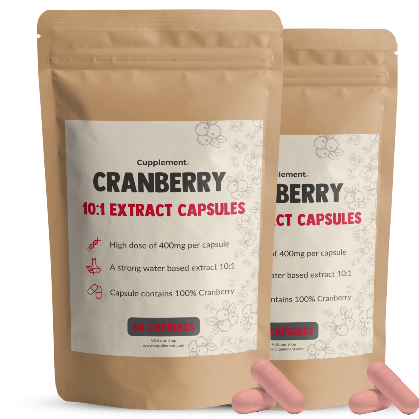 Cranberry Extract Capsules 400 mg