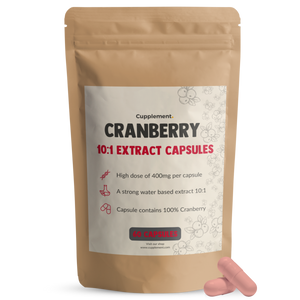 Capsules d'extrait de canneberge 400 mg