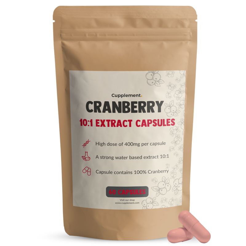 Capsules d'extrait de canneberge 400 mg