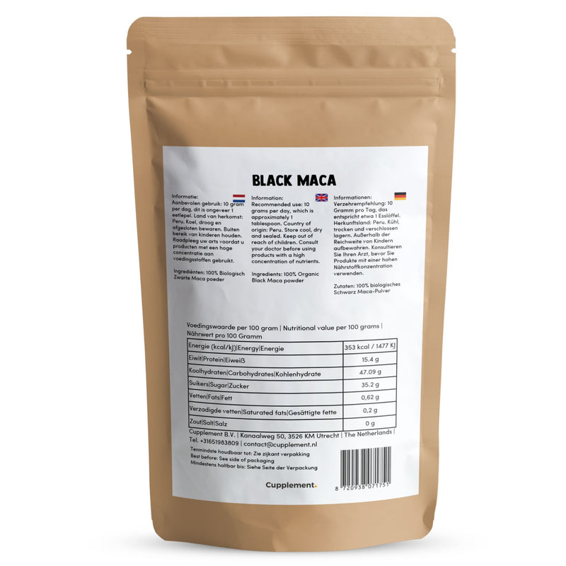 Black Maca Powder Organic