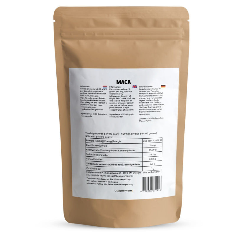 Maca Capsules 500 mg Biologisch