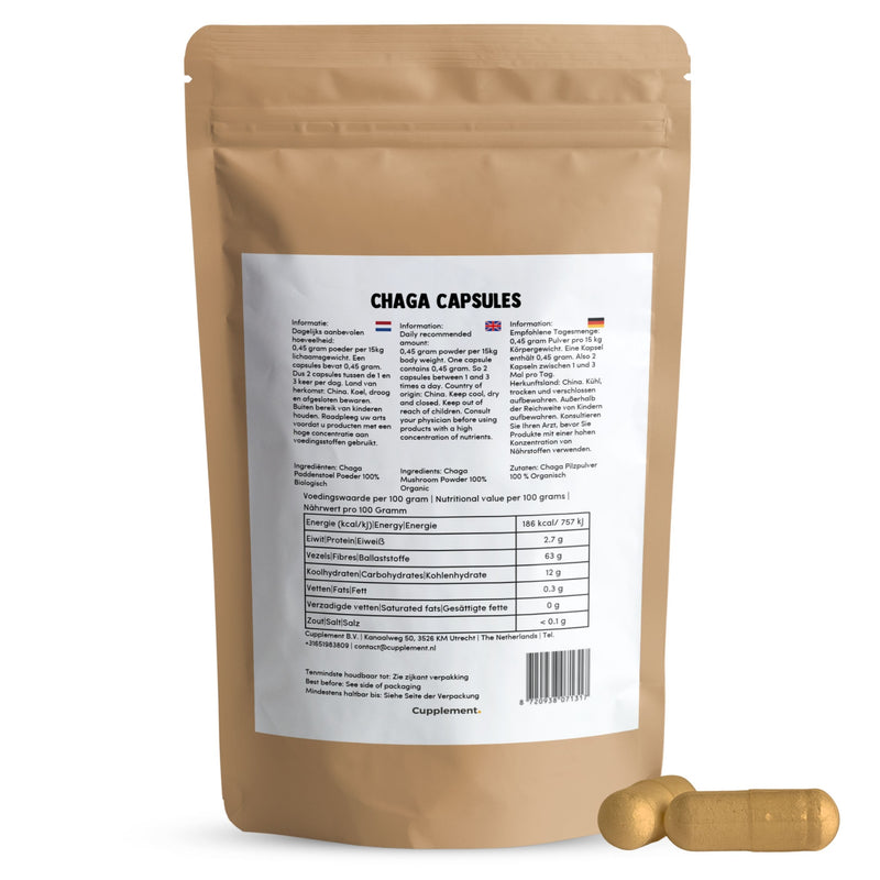 Chaga Kapseln 500 mg Bio