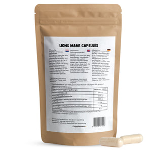 Lion's Mane Capsules 500 mg Biologisch