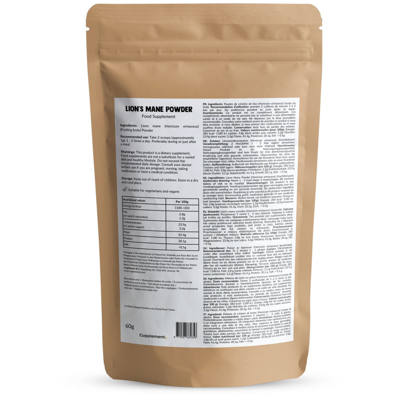 Lion's Mane Powder Organic