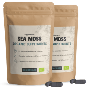 Cupplement Sea Moss Capsules Organic Zeemos combi pack packshot front