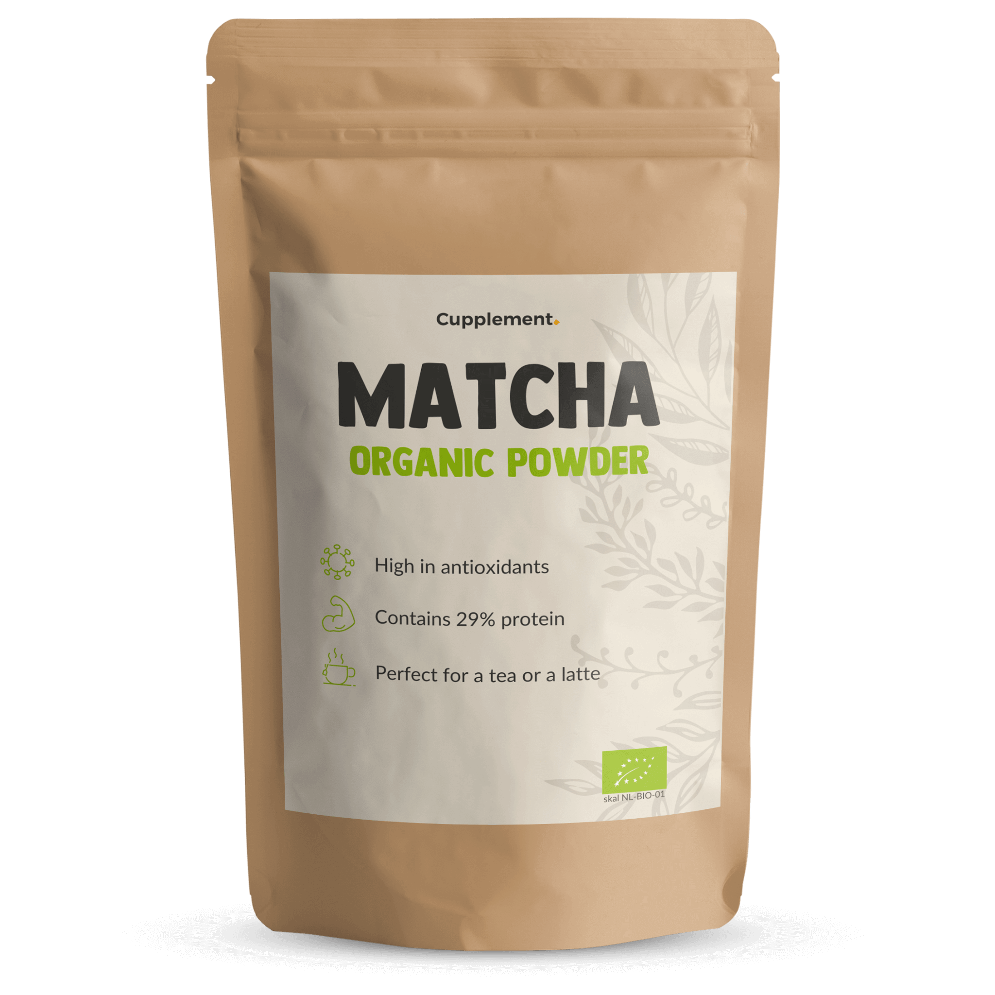 Poudre de matcha biologique