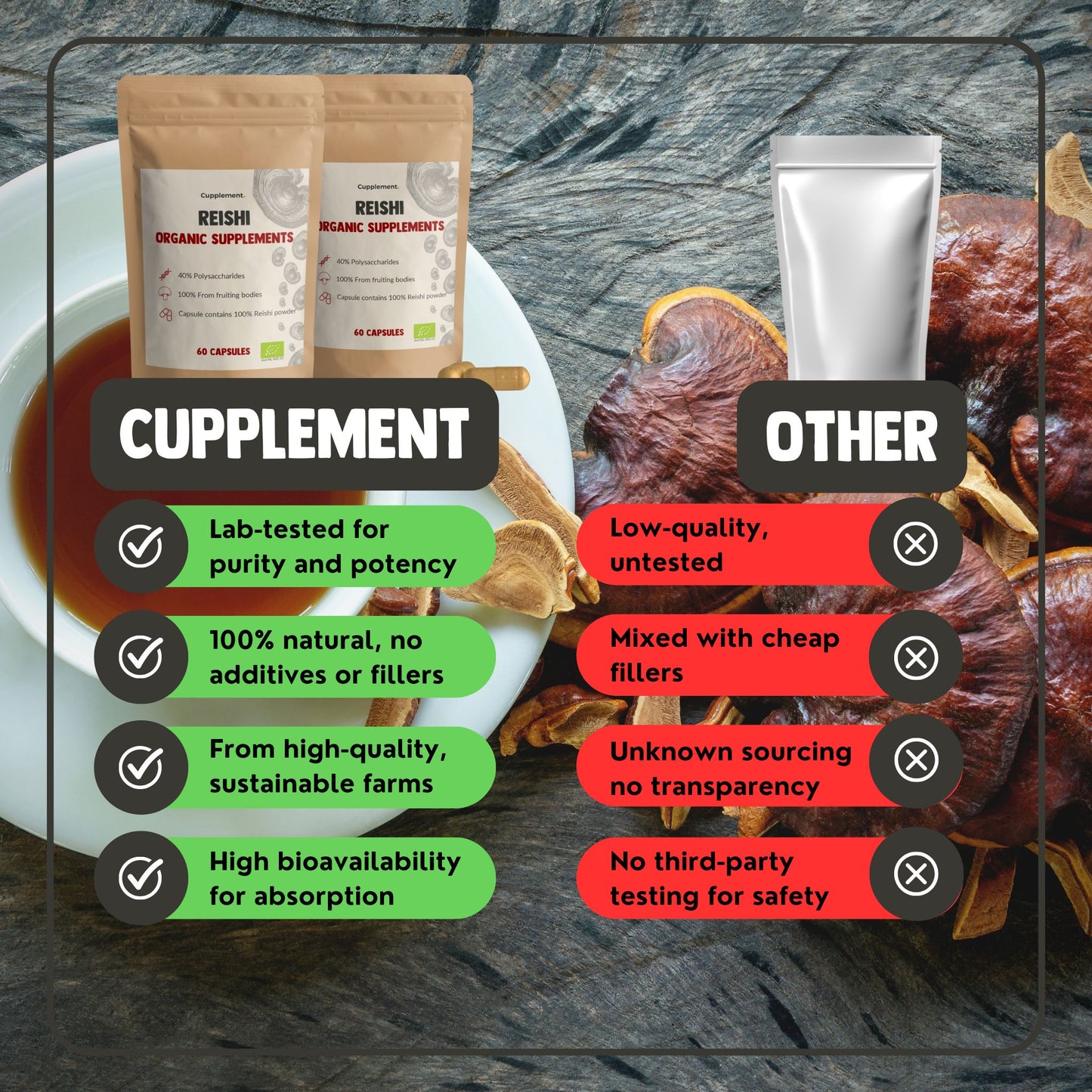 Chaga Extrakt Kapseln 400 mg BIO