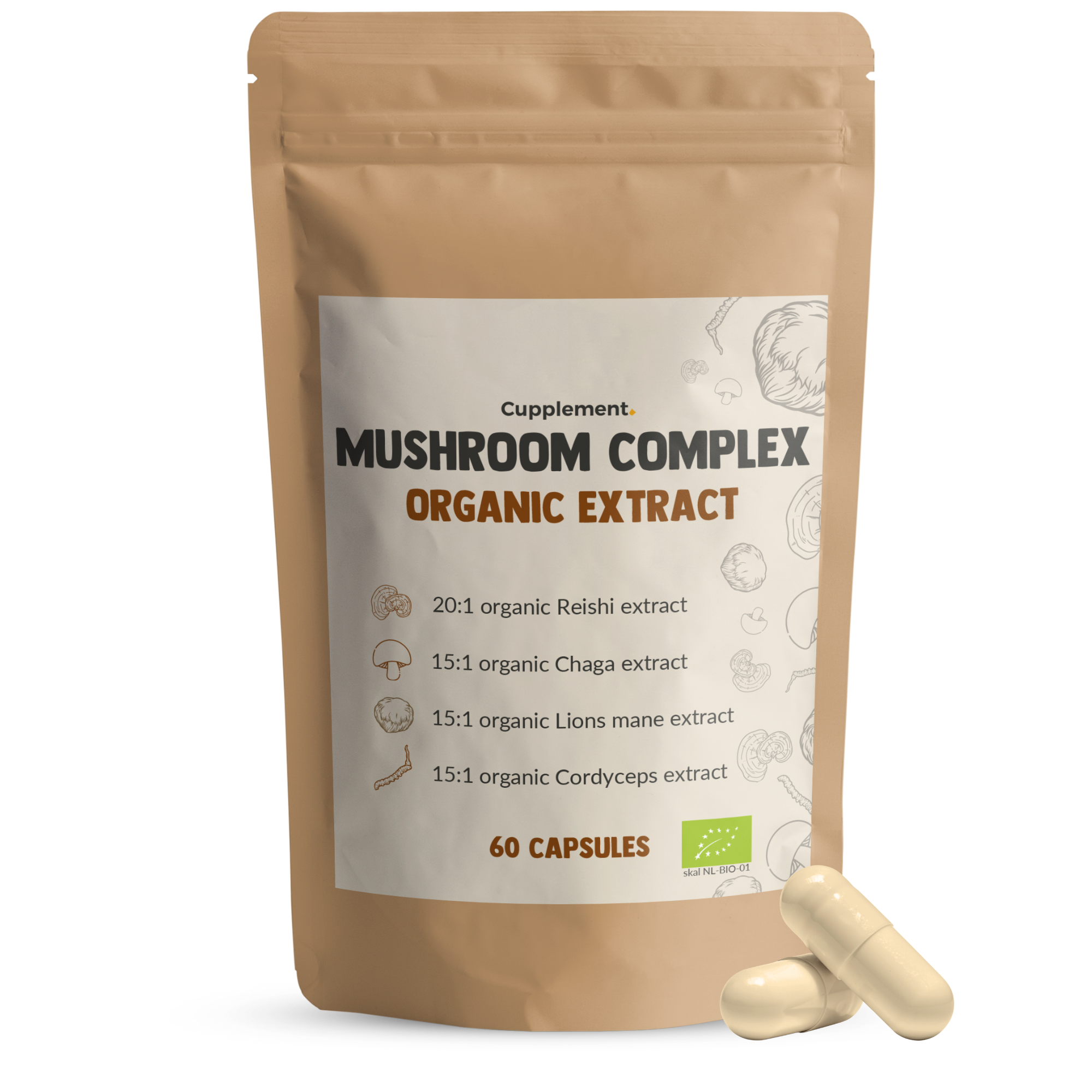 Mushroom Complex Capsules Biologisch