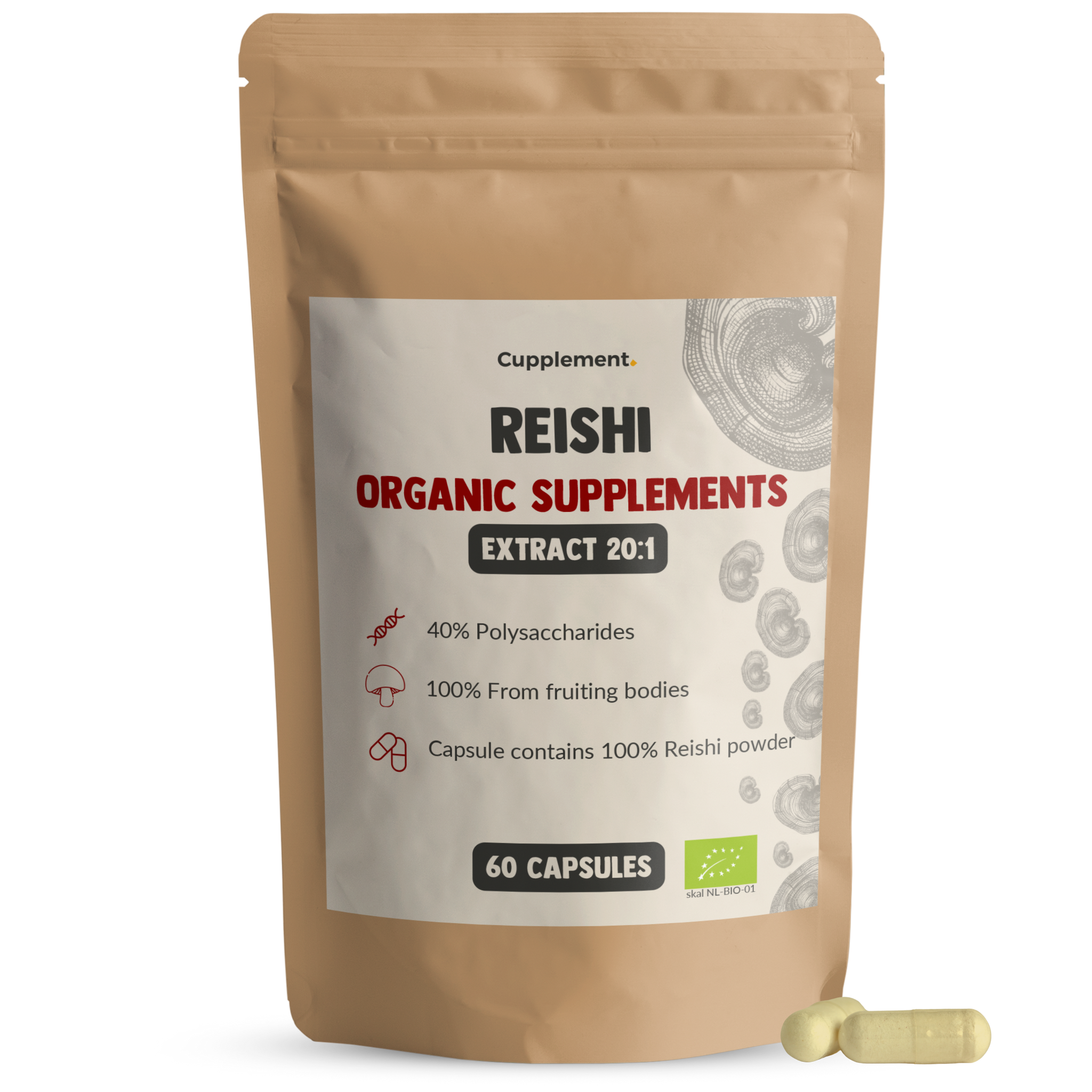 Reishi Extract Capsules Organic