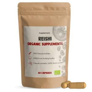 Reishi Capsules Organic Cupplement Superfood Supplement