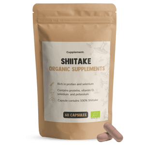 Shiitake Capsules organic Cupplement Superfood Supplement