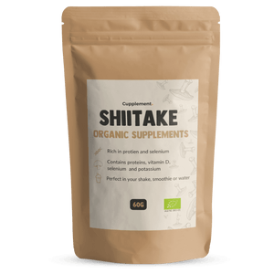 Shiitake Powder organic Cupplement Superfood Supplement