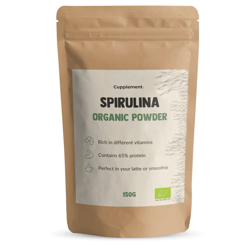 spirulina powder organic packshot front