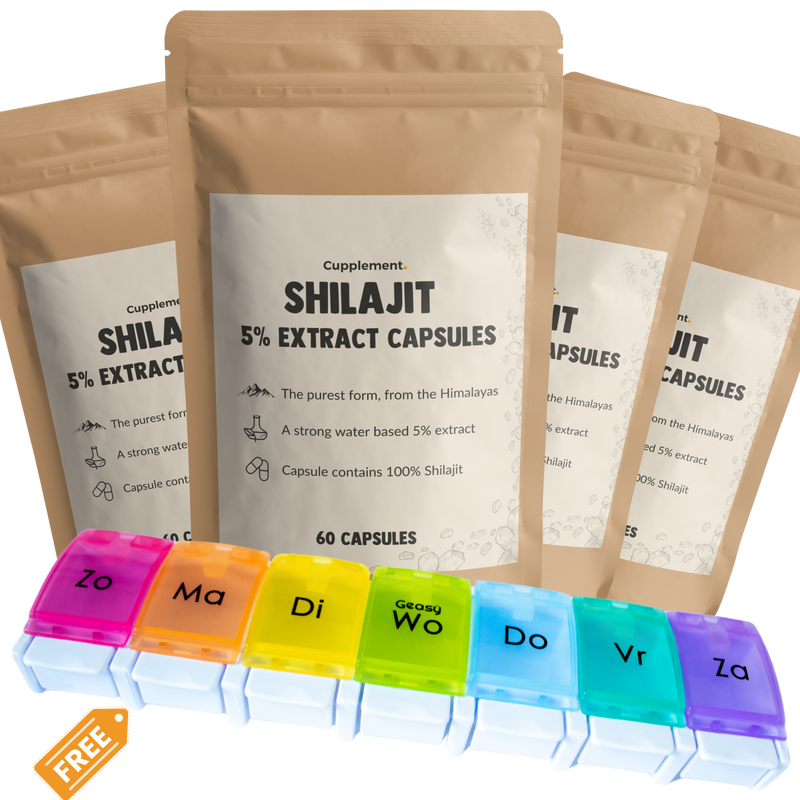 Shilajit-Extrakt (5 %) Kapseln 