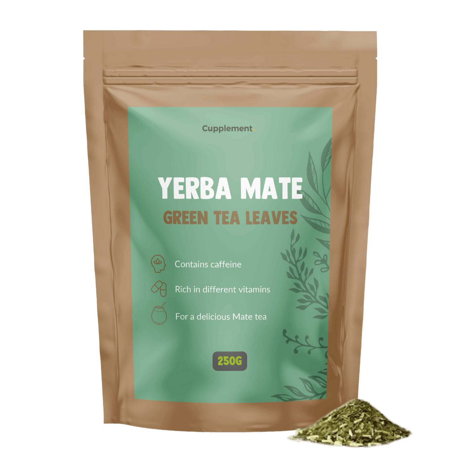 Yerba Mate Tea Cupplement Superfood Supplement