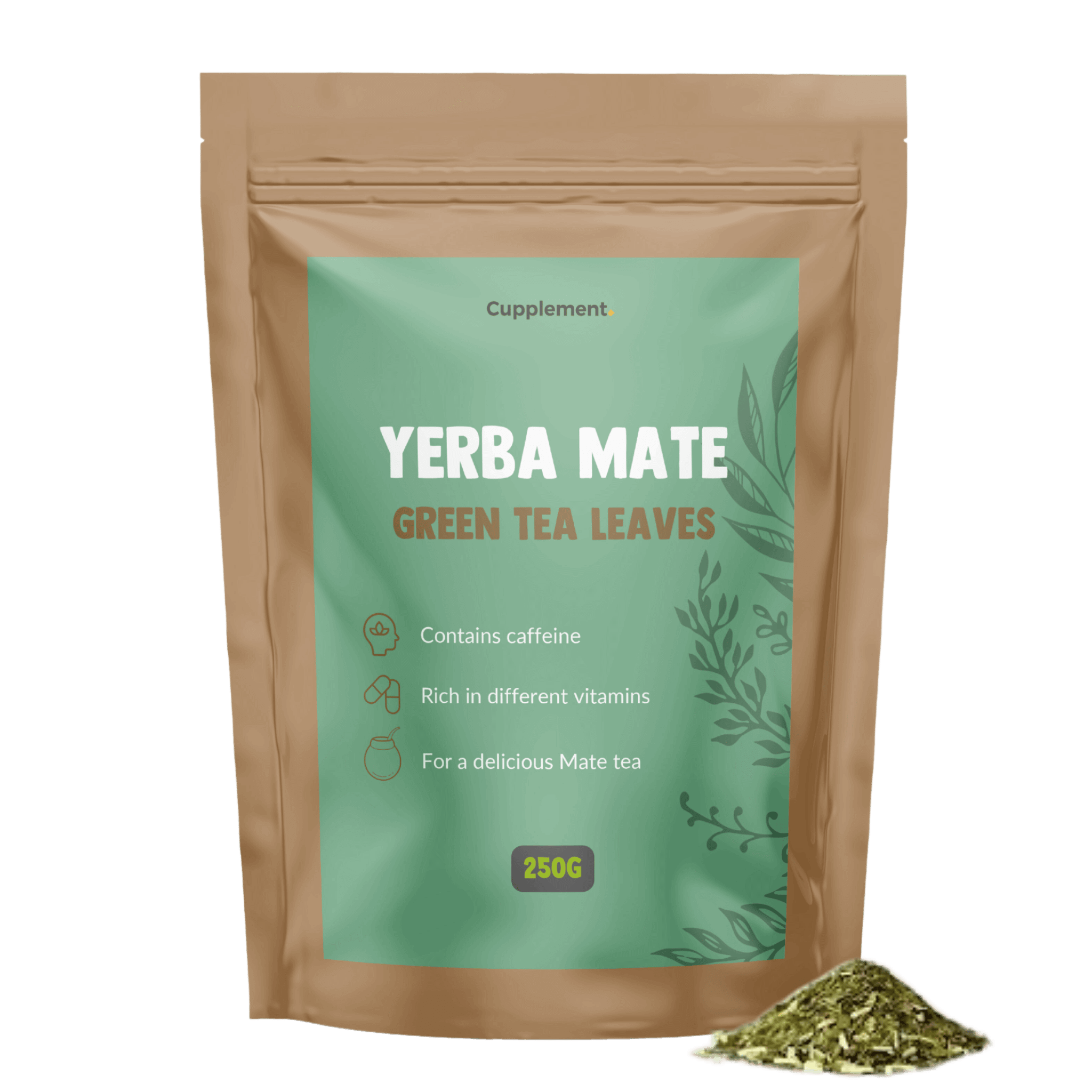 Yerba Mate Tea Cupplement Superfood Supplement