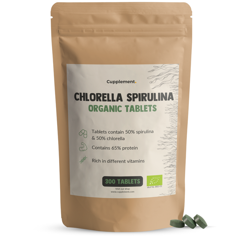 Spirulina Chlorella Tabletten 500 mg Biologisch