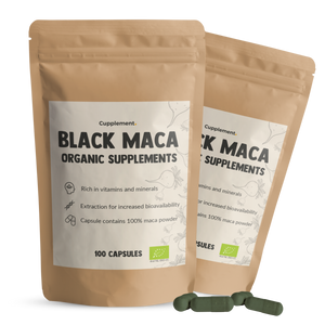 Zwarte Maca Capsules 500 mg Biologisch