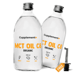 MCT oil c8 organic 500 ml combipack