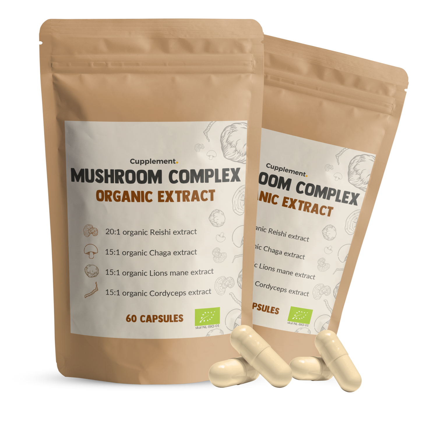 Mushroom mix Capsules 400 mg BIO