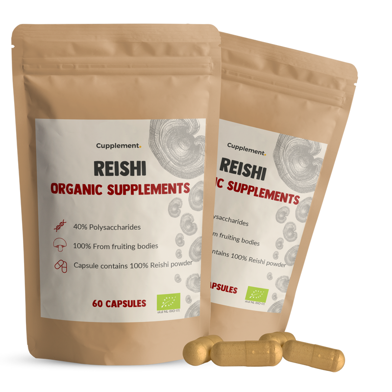 Reishi Capsules 500 mg Organic