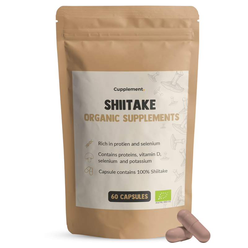 Shiitake Capsules 500 mg Organic